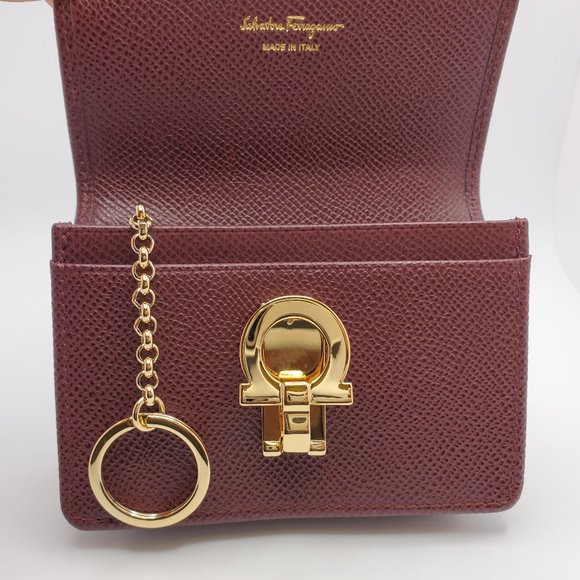 Salvatore Ferragamo Leather Card Case Wallet - Picture 3 of 8